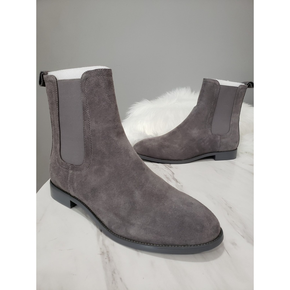 NEW NO BOX Saint Morta Boots Mens Size 11 Gray Suede Nomad Chelsea Ankle